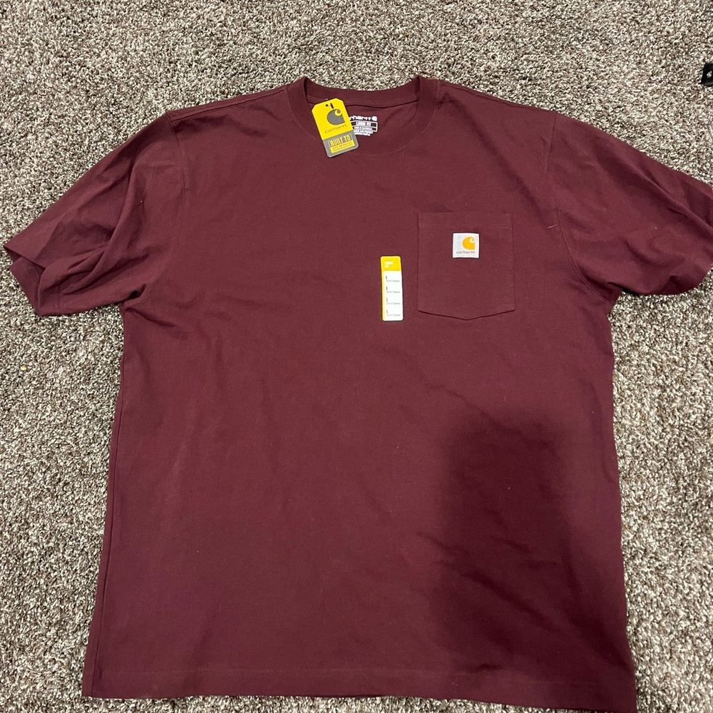 Maroon Short Sleeve Carhartt